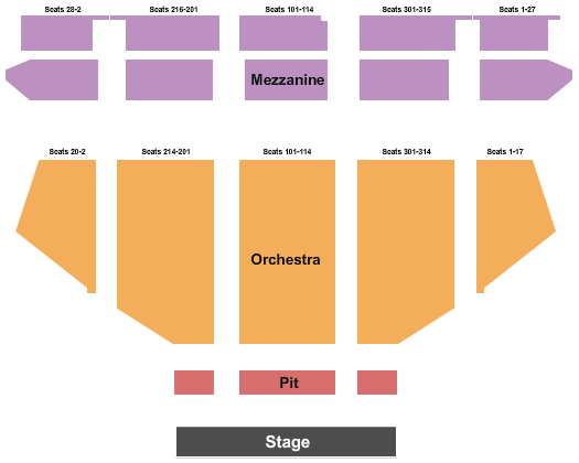 Hollywood Pantages Theatre Hamilton Seating Chart
